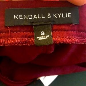 Kendall & Kylie Flare Polyester pants